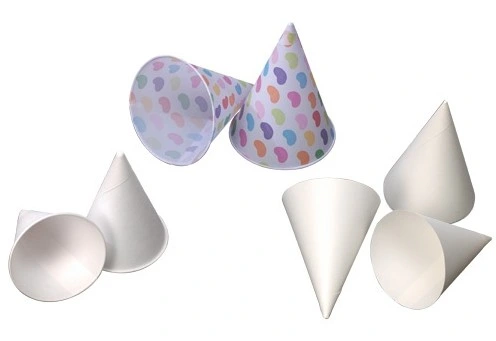 সার্টিফিকেট সহ স্বয়ংক্রিয় 14oz স্ট্রেইট ব্রিম পেপার কোন কাপ মেশিন 3