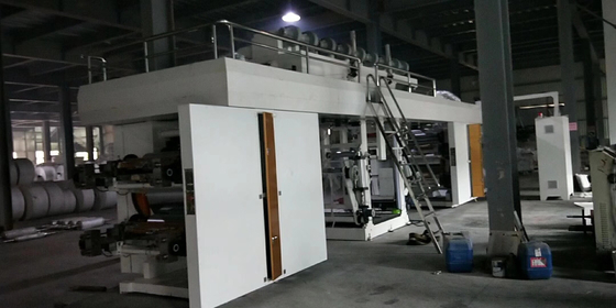 মিনি CI ফ্লেক্সো লেবেল প্রিন্টিং মেশিন 15kw 6 কালার সেন্ট্রাল ড্রাম