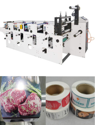 HJ 6-600 Flexo পেপার শপিং ব্যাগ মেকিং মেশিন#380V 50HZ ফোর কালার ফ্লেক্সো প্রিন্টিং মেশিন 220V