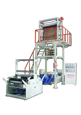 HDPE PE প্রস্ফুটিত ফিল্ম এক্সট্রুশন যন্ত্রপাতি একক স্ক্রু 3 ফেজ
