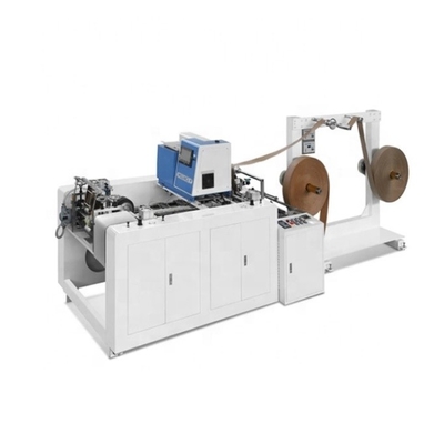 সার্টিফিকেট সহ স্বয়ংক্রিয় স্তরিত হ্যান্ডেল পেপার ব্যাগ তৈরির মেশিন 220V