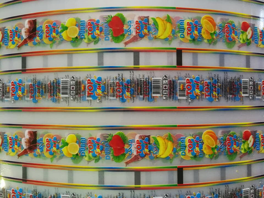 মিনি CI ফ্লেক্সো লেবেল প্রিন্টিং মেশিন 15kw 6 কালার সেন্ট্রাল ড্রাম