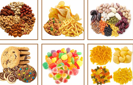 স্বয়ংক্রিয় উল্লম্ব এমবস মেশিন 0.15 মিমি মিশ্র শুকনো ফল স্ন্যাকস