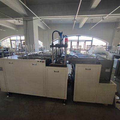 নিষ্পত্তিযোগ্য লাঞ্চ বক্স শক্ত কাগজ মেশিন গরম গলে আঠালো প্রক্রিয়া