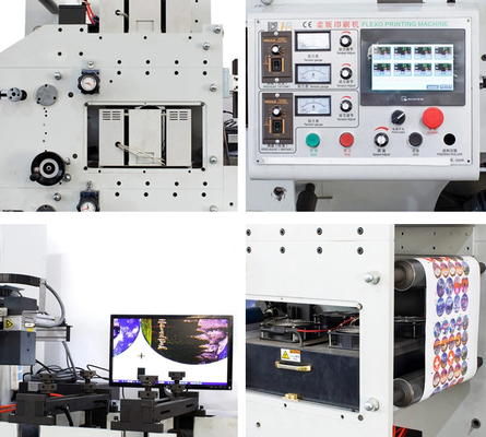 2-8 রঙের হাই স্পিড পেপার প্রিন্টিং মেশিন# হাই স্পিড পেপার ফ্লেক্সো প্রিন্টিং মেশিন 120 মি/মিনিট 1-9 রঙ