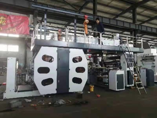 8 কালার প্লাস্টিক ফ্লেক্সো প্রিন্টিং মেশিন 6 কালার সেন্ট্রাল ড্রাম