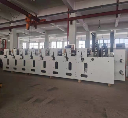 HJ 6-600 Flexo পেপার শপিং ব্যাগ মেকিং মেশিন#380V 50HZ ফোর কালার ফ্লেক্সো প্রিন্টিং মেশিন 220V