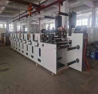 HJ 6-600 Flexo পেপার শপিং ব্যাগ মেকিং মেশিন#380V 50HZ ফোর কালার ফ্লেক্সো প্রিন্টিং মেশিন 220V