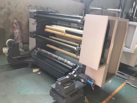 BOPP স্লিটিং রিউইন্ডার মেশিন পিভিসি পিইটি পিই স্তরিত ফিল্ম