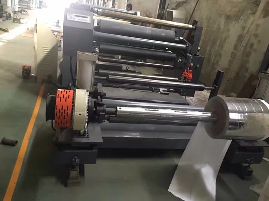 BOPP স্লিটিং রিউইন্ডার মেশিন পিভিসি পিইটি পিই স্তরিত ফিল্ম