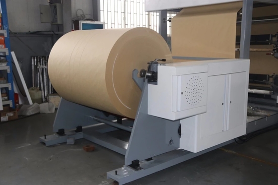4 কালার বটম পেপার ব্যাগ মেশিন 50HZ, সিমেন্ট পেপার ব্যাগ মেকিং মেশিন