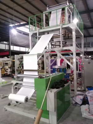 মিনি প্লাস্টিক HDPE Monolayer এক্সট্রুডার মেশিন একক স্ক্রু