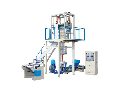 HDPE PE প্রস্ফুটিত ফিল্ম এক্সট্রুশন যন্ত্রপাতি একক স্ক্রু 3 ফেজ