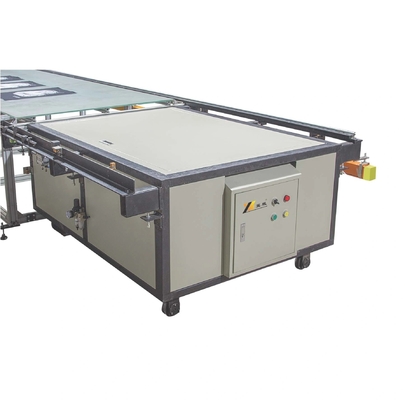 টি-শার্ট স্বয়ংক্রিয় ফ্ল্যাট বেড স্ক্রিন প্রিন্টিং মেশিন গার্মেন্ট পোশাক ফ্যাব্রিক