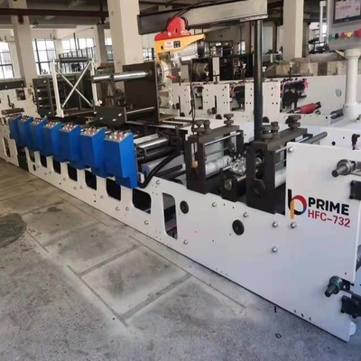 7.5KW 380V হাই স্পিড ফ্লেক্সো প্রিন্টিং মেশিন 10-80m/মিনিট