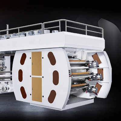 BOPP উপাদানের জন্য 6 রঙের 100 মি/মিনিট ফ্লেক্সোগ্রাফিক প্রিন্টিং মেশিন