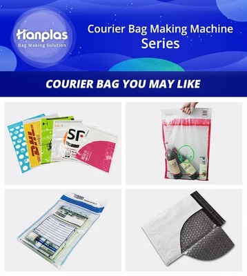 হাই স্পিড ব্যাগ মেকিং মেশিন 20pcs / Min PE Kraft Paper Air Bubble Courier Mailer